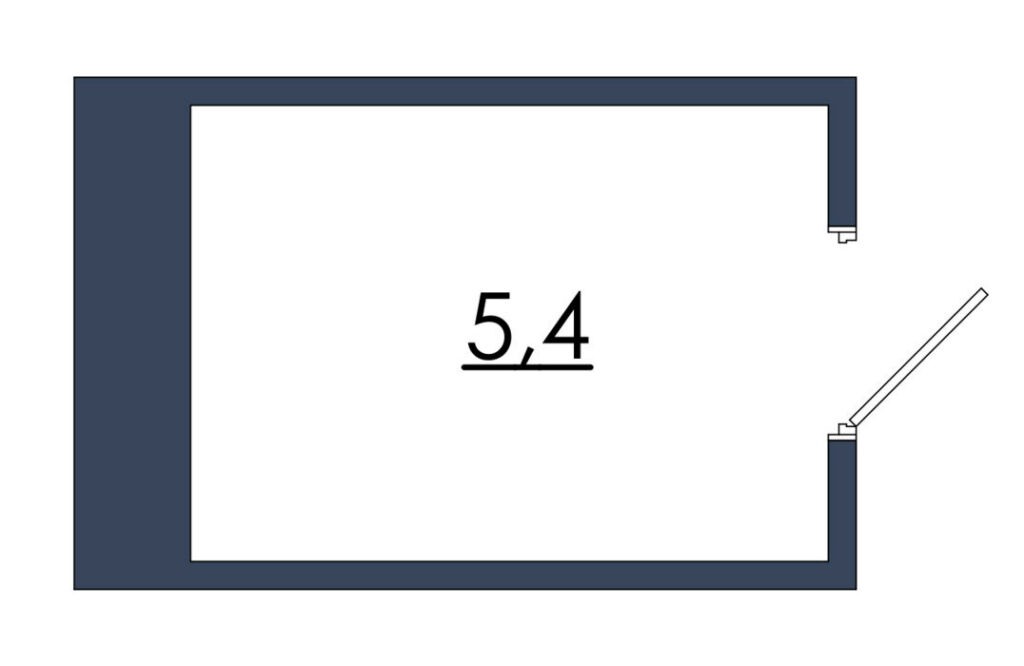Планировка помещения «Кладовка № №55»