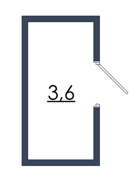 Планировка помещения «Кладовка № №68»